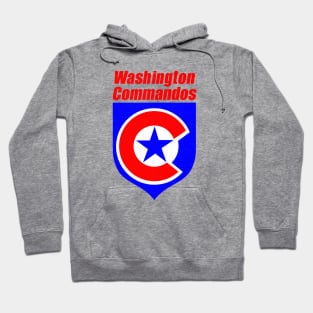 Defunct Washington Commandos AFL Football 1987 Hoodie